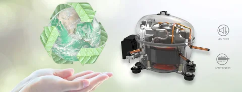 Compresseur inverter dans les caves à vin Dunavox – fonctionnement silencieux, économie d’énergie, température stable