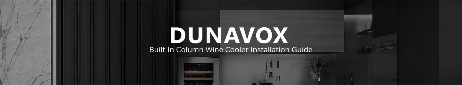 Guide d'installation d'une cave à vin encastrable DUNAVOX
